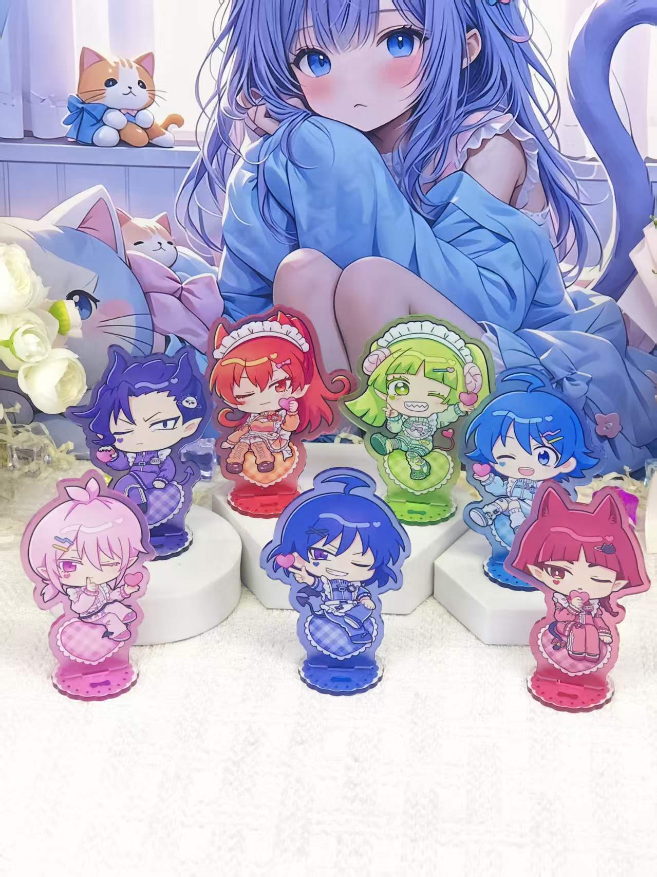 Desk Accessories - 이루마군의 귀여운 캐릭터 스타일 아크릴 스탠드