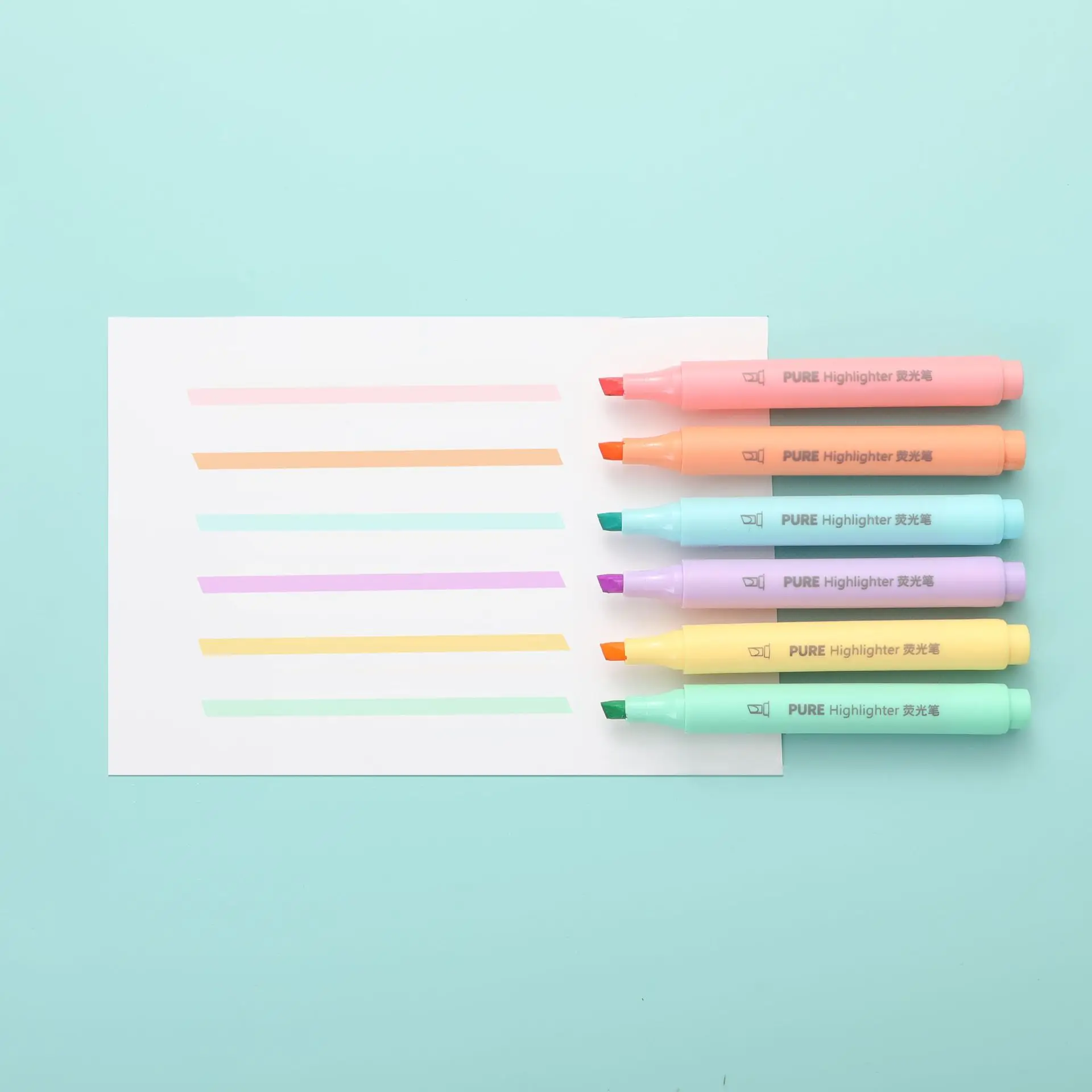 6 개/대 파스텔 컬러 마카롱 형광펜 펜 마커 펜 형광 - Pastel Highlighter Set Double Ended 리뷰 및 가격