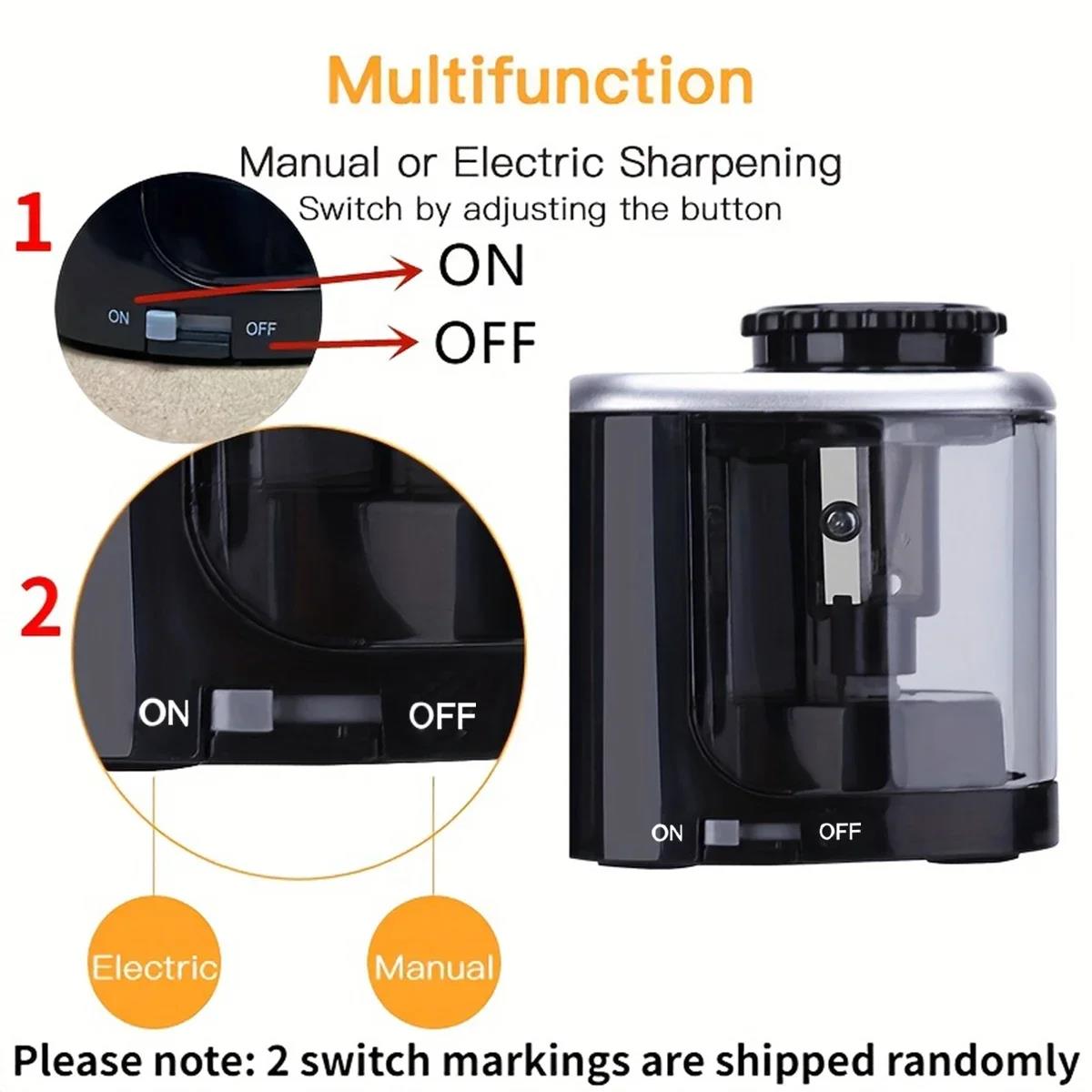 전기 연필깎이 휴대용 자동 데스크탑 6mm-8mm 커터 - Electric Pencil Sharpener Usb 리뷰 및 가격