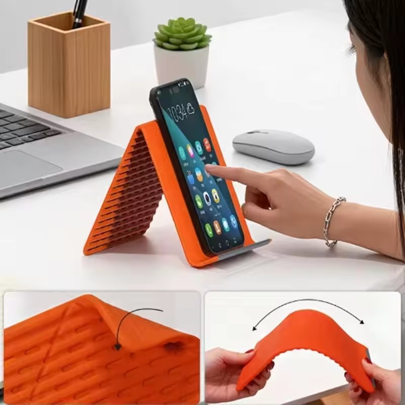 휴대하기 편리한 실리콘 소재의 스마트폰 거치대, 데스크 - Desk Accessories 리뷰 및 가격