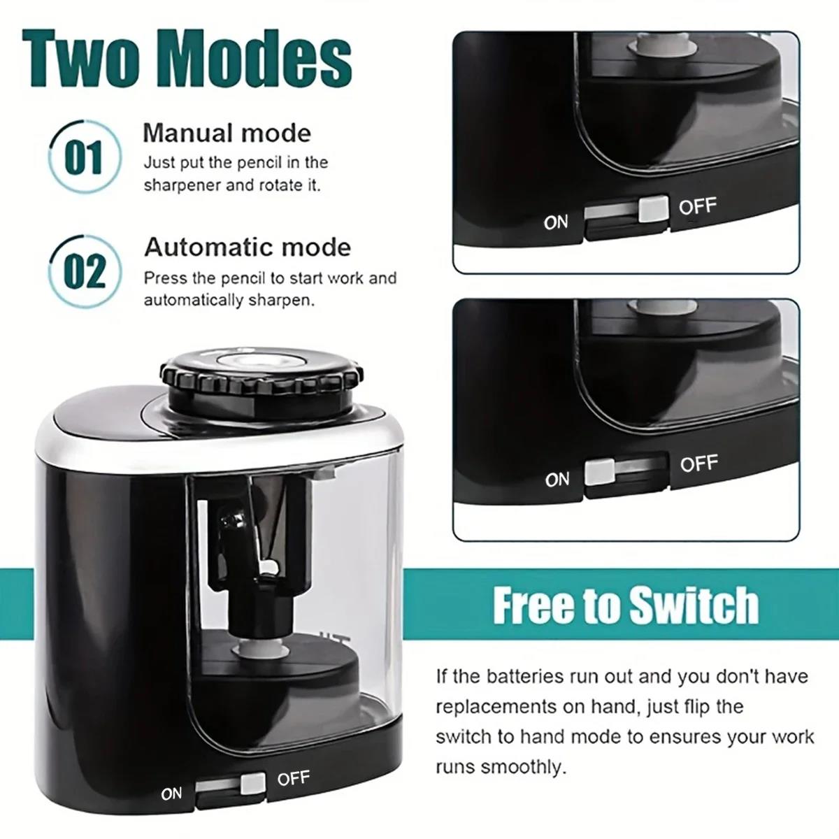 휴대용 전기 연필깎이 자동 연필깎이 6-8mm 학생용  - Electric Pencil Sharpener Usb 리뷰 및 가격